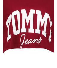 TOMMY HILFIGER TOMMY JEANS New Varsity T-Shirt in cotone rouge - T-shirt e Top Donna - 5