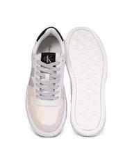 CALVIN KLEIN CK JEANS CHUNKY Sneakers in pelle bright white/creamy white/oyster m - Scarpe Uomo - 4