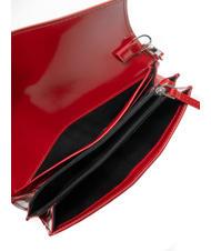 TRUSSARDI SALIS Pochette in pelle lucida cherry - Portafogli Donna - 5