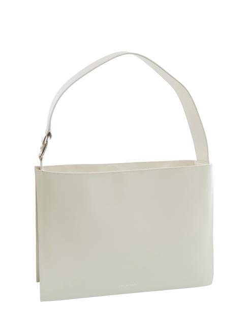 OBELIA Borsa a spalla in pelle riciclata off-white - Borse Donna