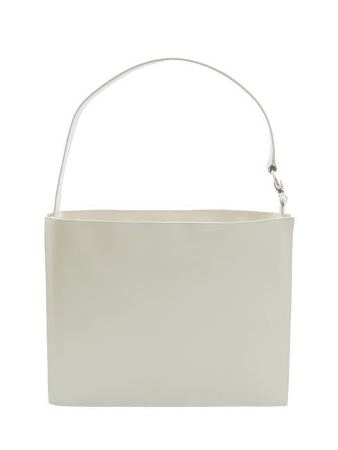 OBELIA Borsa a spalla in pelle riciclata off-white - Borse Donna