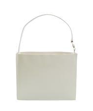 TRUSSARDI OBELIA Borsa a spalla in pelle riciclata off-white - Borse Donna - 3