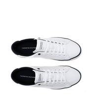 TOMMY HILFIGER HIGH VULCANIC CORE Sneakers in pelle riciclata white - Scarpe Uomo - 4