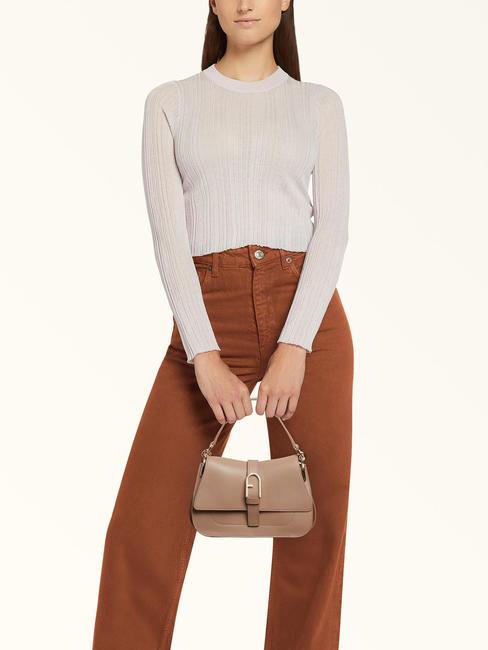 FLOW Borsa a mano mini greige - Borse Donna