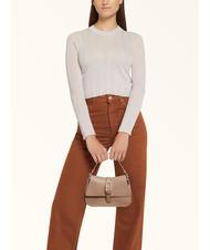 FURLA FLOW Borsa a mano mini greige - Borse Donna - 6