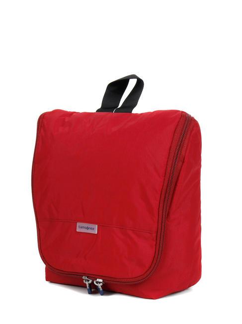 GLOBAL TA Toilet kit con gancio ROSSO - Accessori Viaggio