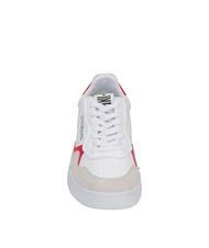 BIKKEMBERGS BASKET Sneakers in pelle ghiaccio/rosso - Scarpe Uomo - 3