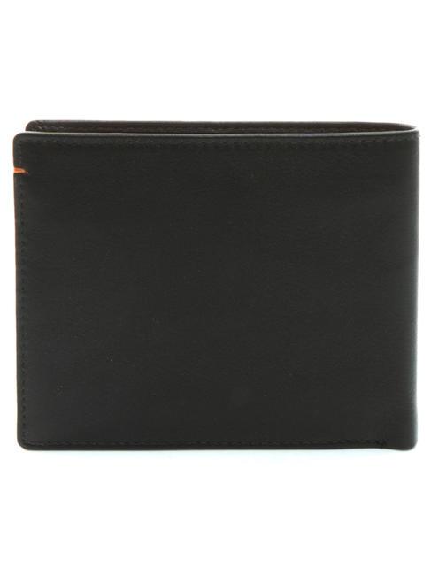 COLOR WALLET Portafoglio in pelle brown/orange - Portafogli Uomo