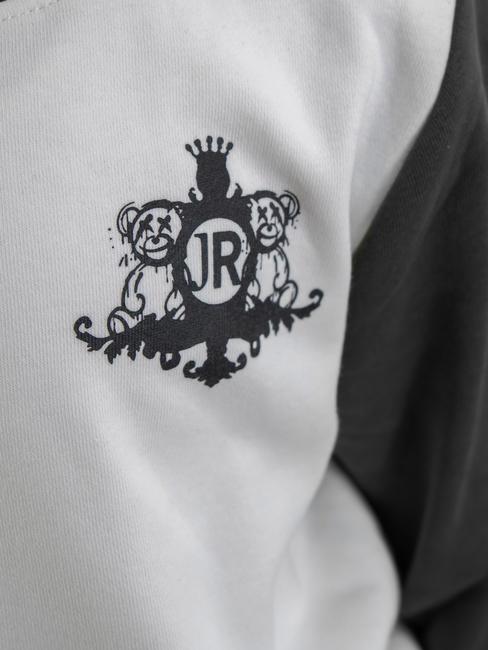 HENDRY Tuta felpa e pantalone in cotone cloud/blk - Tute bambini