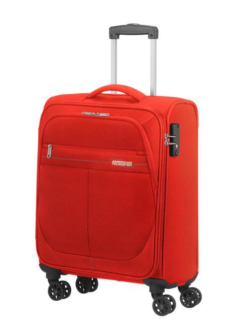 DEEP DIVE Set 3 trolley:cabin, medio e grande espandibili red/grey - Set Trolley