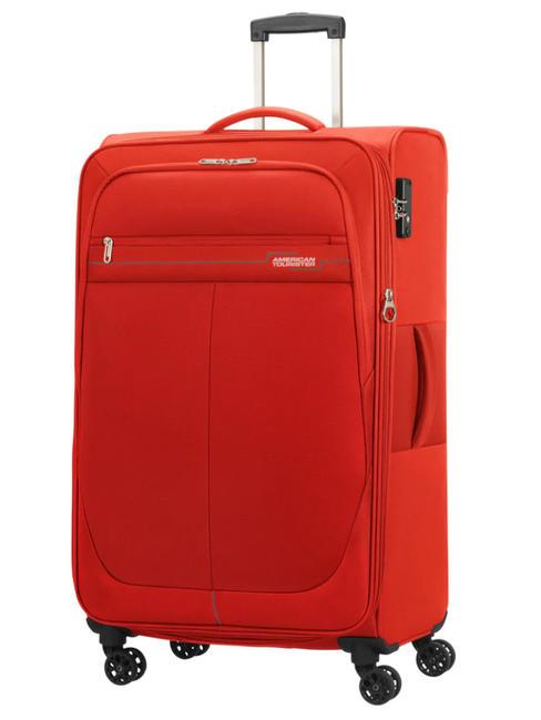 DEEP DIVE Set 3 trolley:cabin, medio e grande espandibili red/grey - Set Trolley