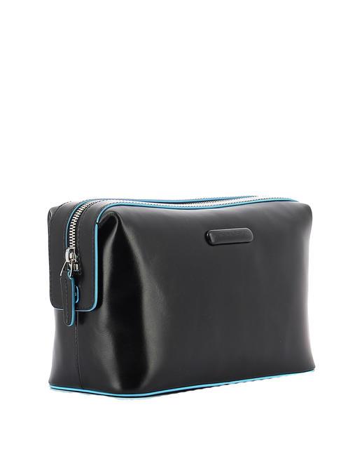 BLUE SQUARE Beauty in pelle Nero - Beauty Case