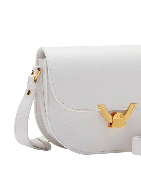 DEW Borsa tracolla pelle martellata brillant white - Borse Donna