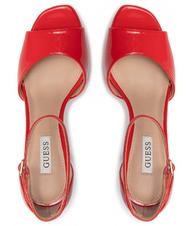 GUESS CAMPIONARIO - ALDEN2 Sandali alti ROSSO - Scarpe Donna - 4