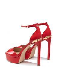 GUESS CAMPIONARIO - ALDEN2 Sandali alti ROSSO - Scarpe Donna - 5