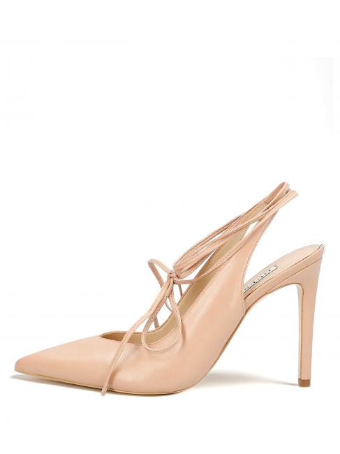 CAMPIONARIO - BRIOLA D&eacute;collet&eacute; in pelle  BEIGE - Scarpe Donna