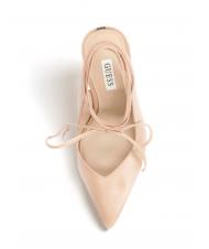 GUESS CAMPIONARIO - BRIOLA D&eacute;collet&eacute; in pelle  BEIGE - Scarpe Donna - 3