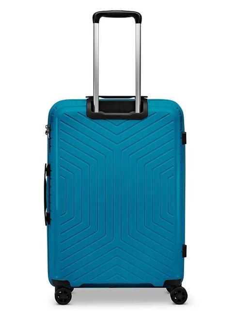 HEXA Set 3 trolley:cabin+medio+grande blu river - Set Trolley