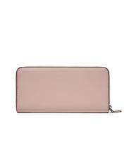CALVIN KLEIN LETTERING LOGO Portafoglio grande zip around pale conch shell - Portafogli Donna - 3