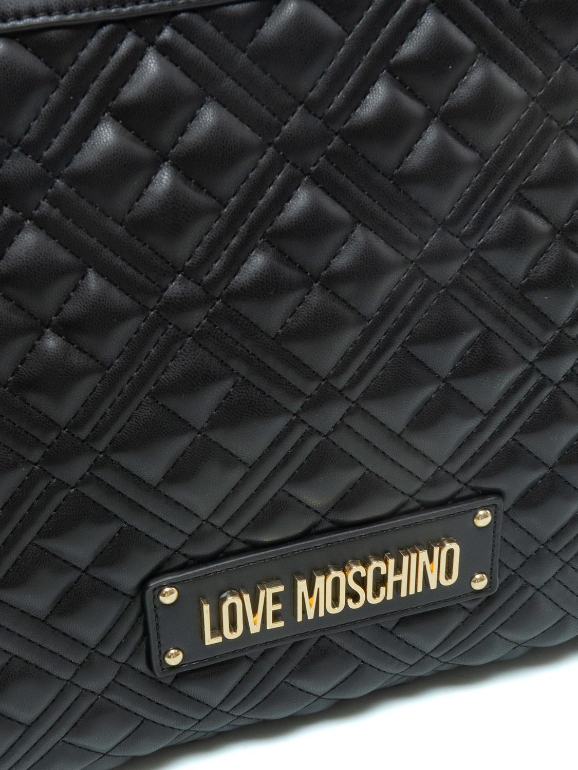 Borsa Donna Shopping Love Moschino Nero