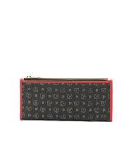 POLLINI HERITAGE CLASSIC  Portafoglio double zip nero lacca - Portafogli Donna - 3