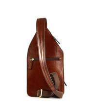 THE BRIDGE STORY UOMO Zaino Monospalla in pelle MARRONE - Zaini Scuola & Tempo Libero - 3