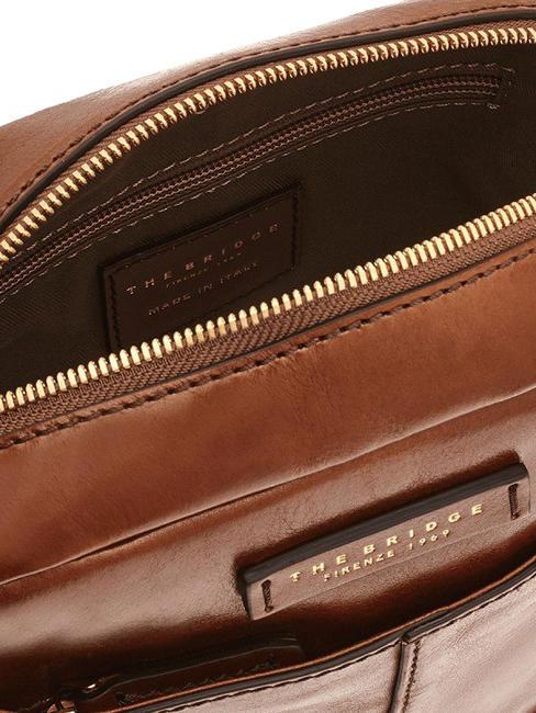 VESPUCCI  Borsello in pelle MARRONE - Tracolle Uomo