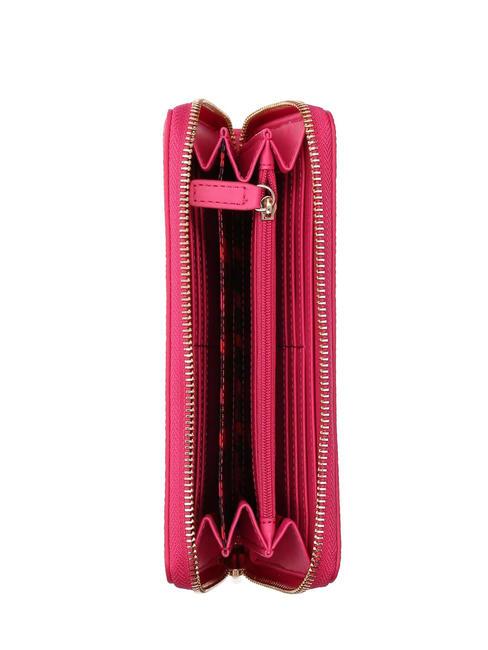CALIWEN Portafoglio grande zip around dark fuxia - Portafogli Donna