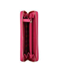 LIUJO CALIWEN Portafoglio grande zip around dark fuxia - Portafogli Donna - 2