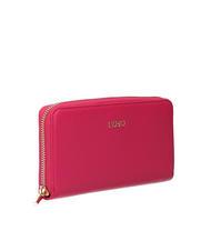 LIUJO CALIWEN Portafoglio grande zip around dark fuxia - Portafogli Donna - 3