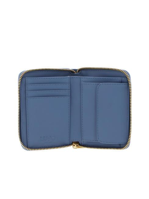 ACHALA Portafoglio piccolo zip around steel blue - Portafogli Donna