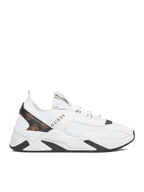 GENIVER2 Sneakers White/Brown - Scarpe Donna