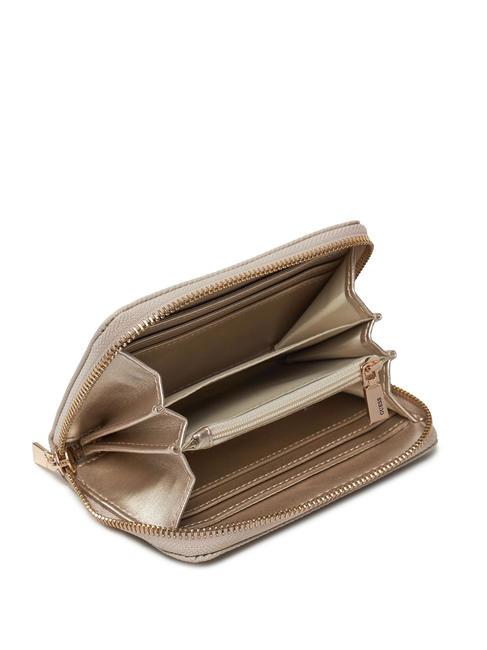 LAUREL Portafoglio Zip Around medio Taupe - Portafogli Donna