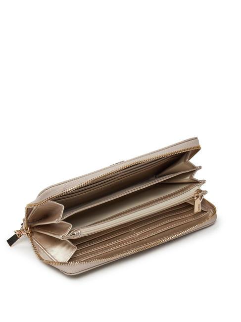 LAUREL Portafoglio Zip Around Taupe - Portafogli Donna