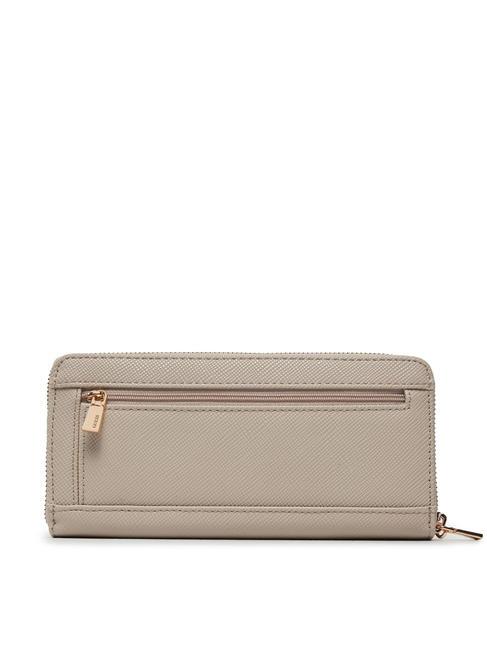 LAUREL Portafoglio Zip Around Taupe - Portafogli Donna