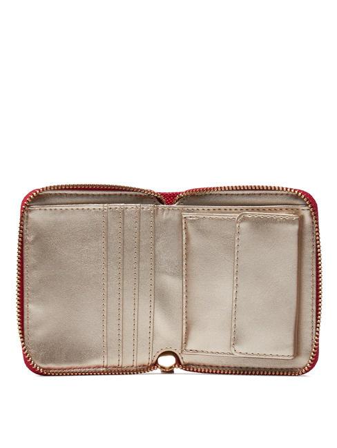 LAUREL Portafoglio piccolo zip around ROSSO - Portafogli Donna