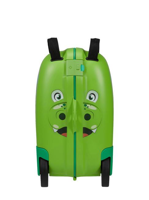 DREAM2GO Trolley kids cavalcabile dinosaur d. - Bagagli a mano