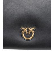 PINKO FLAT CLASSIC Pochette con tracolla catena nero-antique gold - Borse Donna - 4