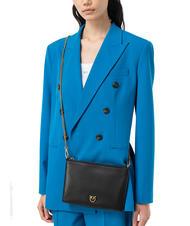 PINKO FLAT CLASSIC Pochette con tracolla catena nero-antique gold - Borse Donna - 6