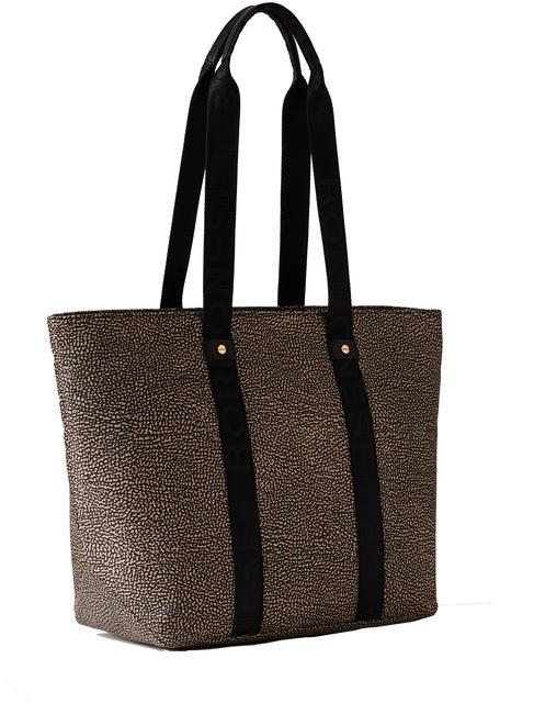 SHOPPER MEDIUM ECO LINE Borsa a spalla OP/NATURALE/NERO - Borse Donna