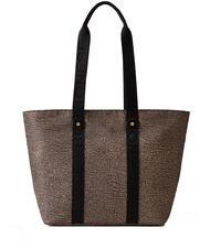 BORBONESE SHOPPER MEDIUM ECO LINE Borsa a spalla OP/NATURALE/NERO - Borse Donna - 3