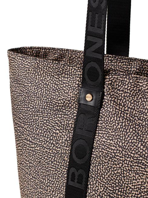SHOPPER MEDIUM ECO LINE Borsa a spalla OP/NATURALE/NERO - Borse Donna