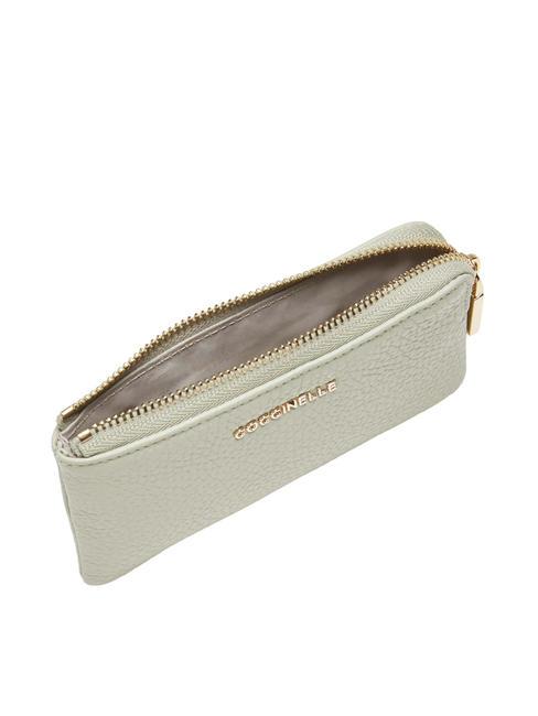 METALLIC SOFT Portamonete a bustina celadon green - Portafogli Donna