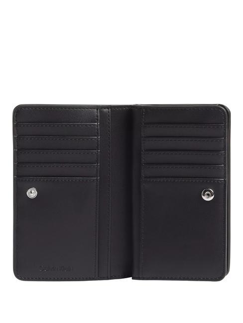 RE-LOCK FRENCH Portafoglio medio ck black - Portafogli Donna