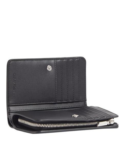 RE-LOCK FRENCH Portafoglio medio ck black - Portafogli Donna