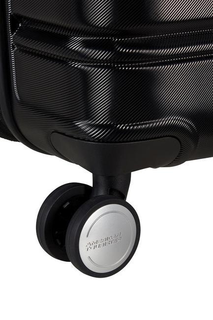 FLASHLINE Trolley grande espandibile shadow black - Trolley Rigidi