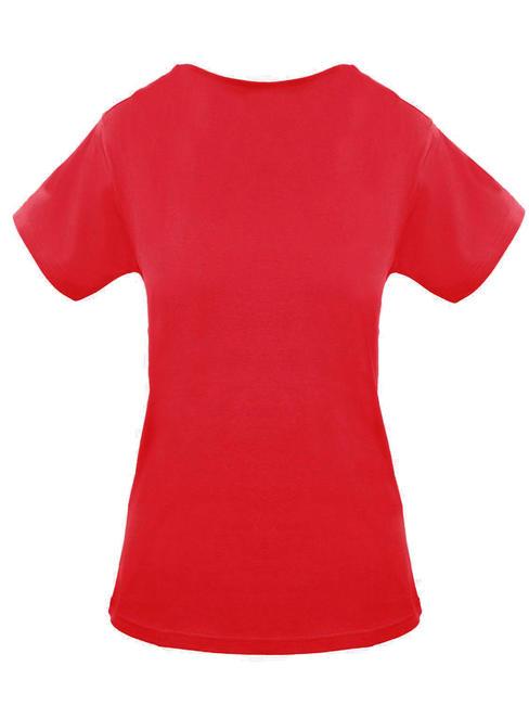 LOGO T-shirt in cotone rosso - T-shirt e Top Donna