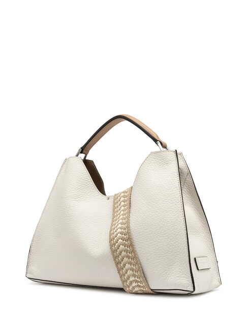 AURORA Borsa a mano in pelle con pouch sabbia-nature - Borse Donna