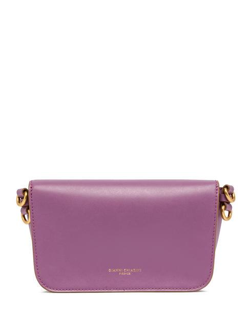 MEG Borsa in pelle a tracolla argyle purple - Borse Donna