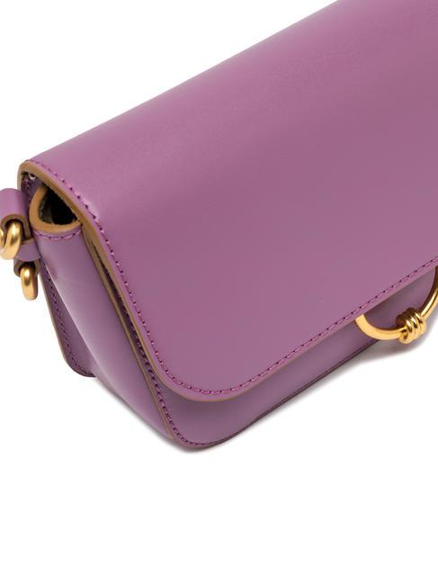 MEG Borsa in pelle a tracolla argyle purple - Borse Donna